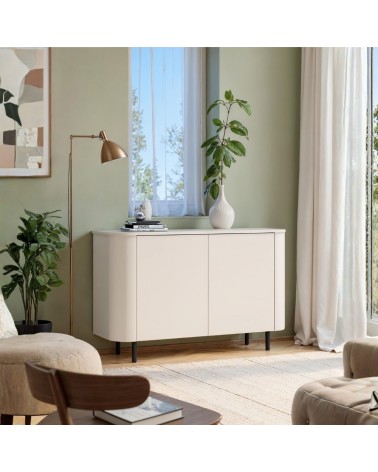 Madia Marini con 2 ante 130x43x85 H cm colore cashmere