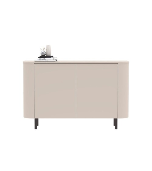 Madia Marini con 2 ante 130x43x85 H cm colore cashmere