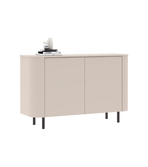 Madia Marini con 2 ante 130x43x85 H cm colore cashmere