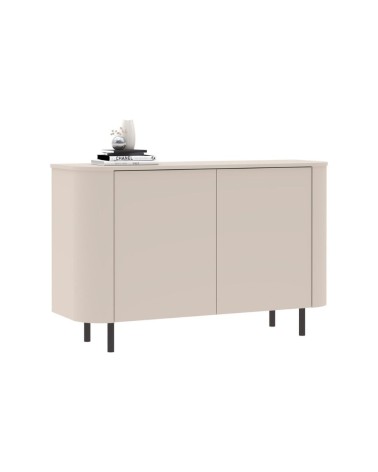 Madia Marini con 2 ante 130x43x85 H cm colore cashmere
