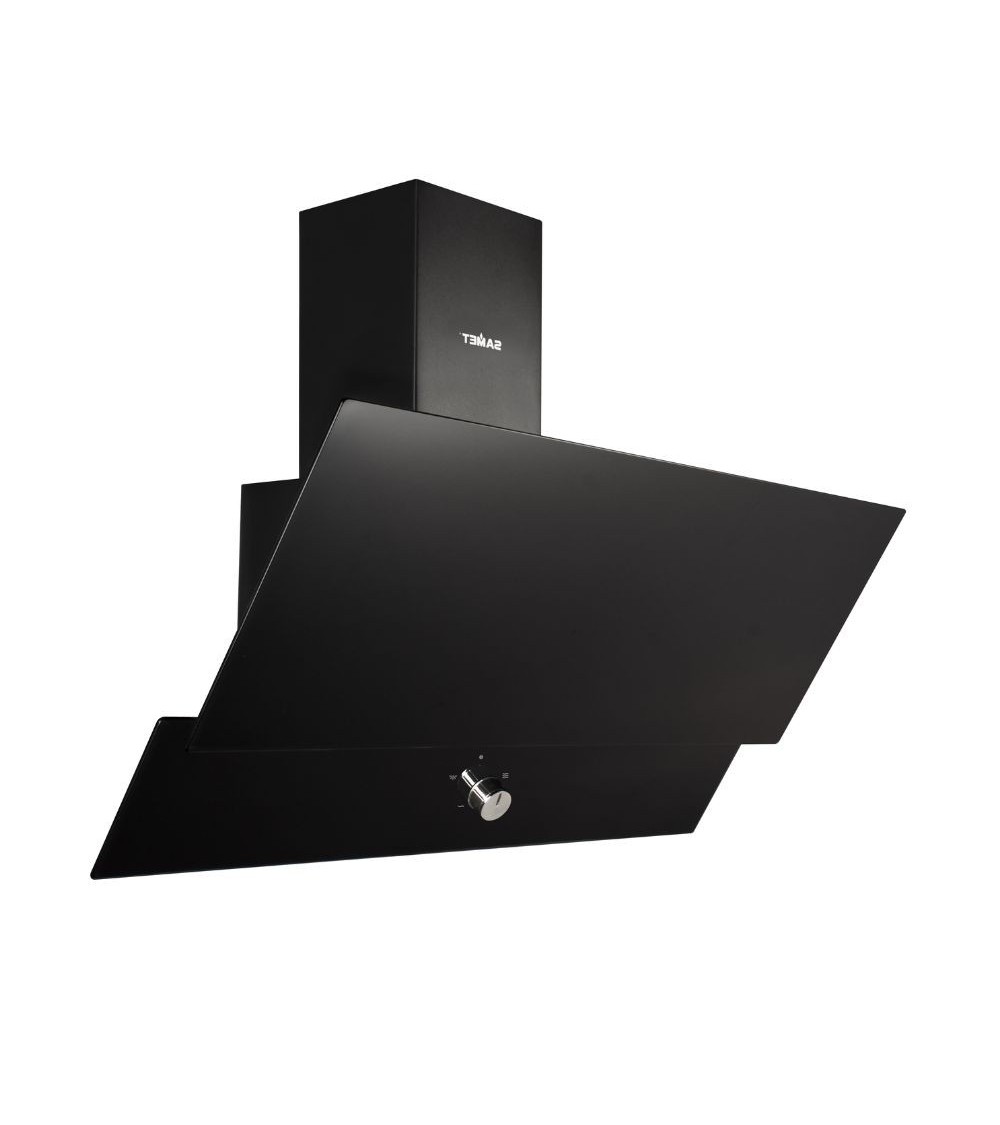 Samet Cappa da parete TURBINE 90 nera 90 cm