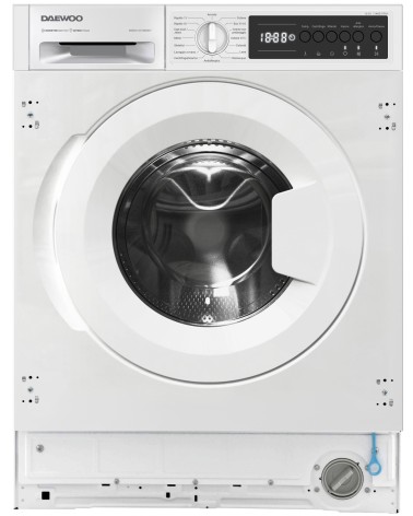 LAVATRICE DA INCASSO KG.8 1400 GIRI ENERGY LABEL B/46-72 dB COLORE BIANCO DAEWOO