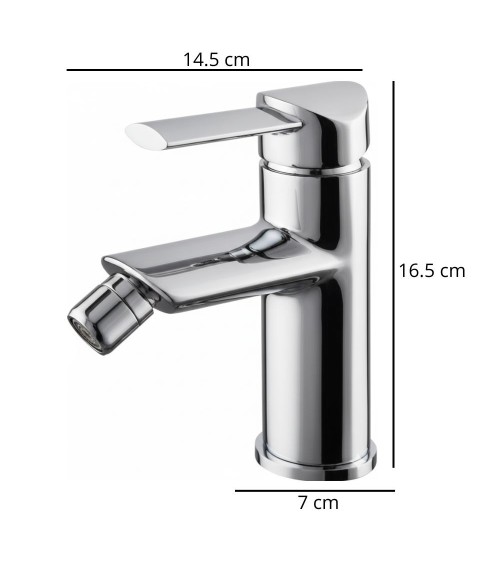Miscelatore per bidet Lubecca finitura cromo