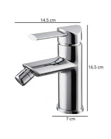 Miscelatore per bidet Lubecca finitura cromo