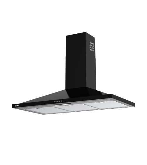 Cappa a piramide 90 cm Eolo 90 nera Samet