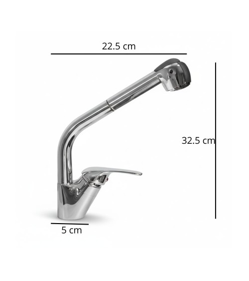 Miscelatore lavello Colorado finitura cromo