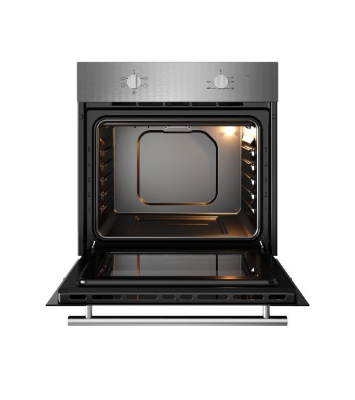 Forno statico Midea MO704STX 70 litri doppia manopola classe A nero inox