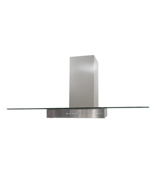 Barriviera Cappa Diamante 90 cm. 3 livelli di velocità piano in vetro classe C