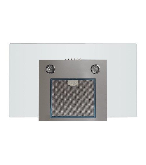 Barriviera Cappa Diamante 90 cm. 3 livelli di velocità piano in vetro classe C