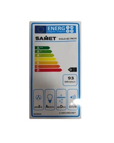 Samet Cappa a piramide Eolo 60 inox 60 cm
