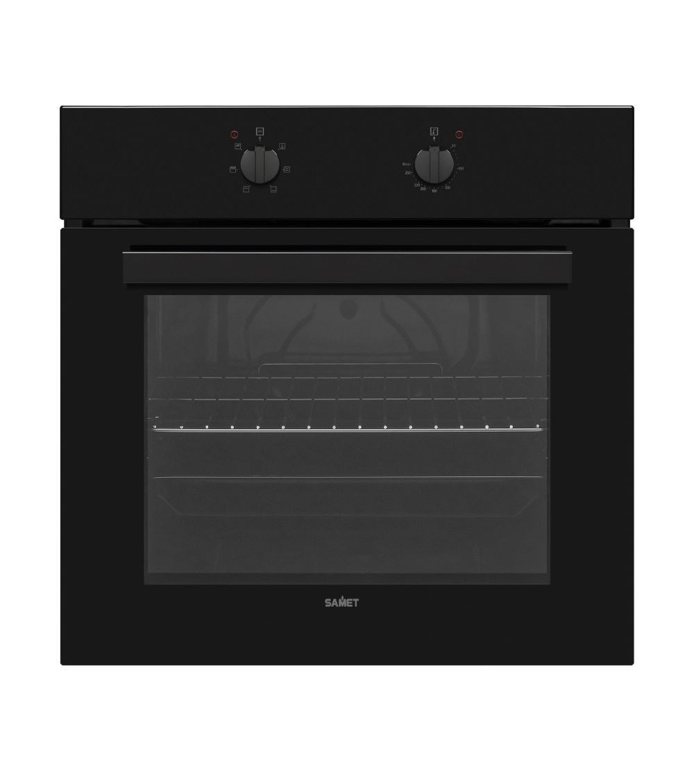 Forno elettrico statico Samet Zeus2RB da incasso 6 funzioni nero classe A