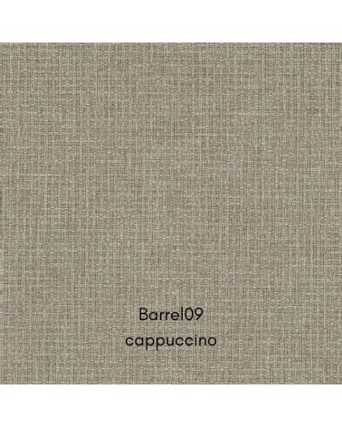 Divano con penisola reversibile Golf e letto estraibile tessuto cappuccino Barrel 09