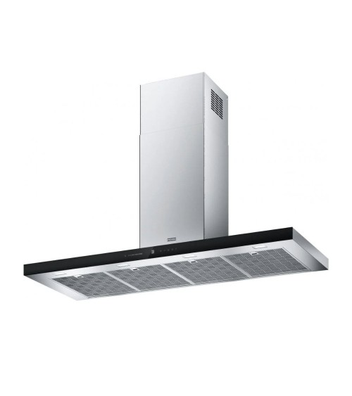 Cappa Franke da parete FTLN 120 cm inox e vetro nero classe A+