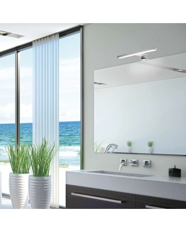 Lampada LED Kyra per bagno 300 mm cromata