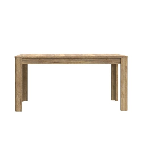 Tavolo allungabile Mono con allunga centrale 160x72.7x90.4 cm colore rovere
