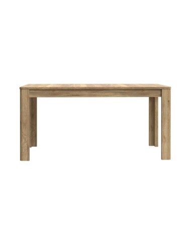 Tavolo allungabile Mono con allunga centrale 160x72.7x90.4 cm colore rovere