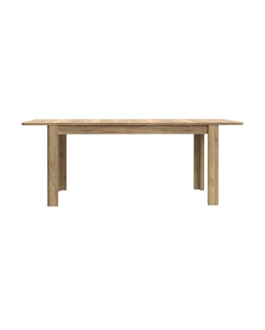 Tavolo allungabile Mono con allunga centrale 160x72.7x90.4 cm colore rovere