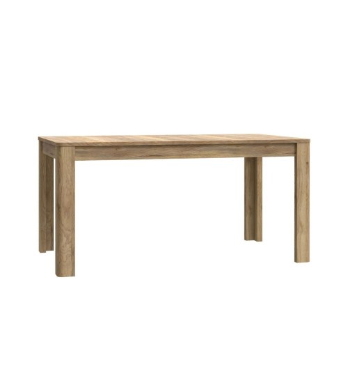 Tavolo allungabile Mono con allunga centrale 160x72.7x90.4 cm colore rovere