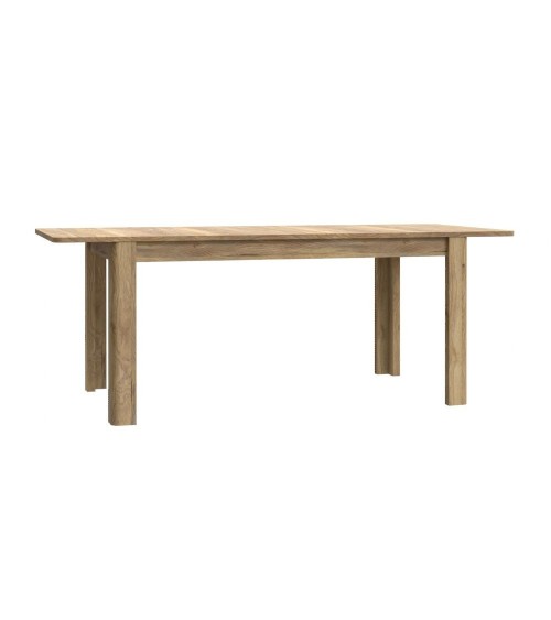 Tavolo allungabile Mono con allunga centrale 160x72.7x90.4 cm colore rovere