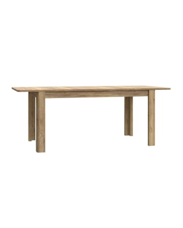 Tavolo allungabile Mono con allunga centrale 160x72.7x90.4 cm colore rovere
