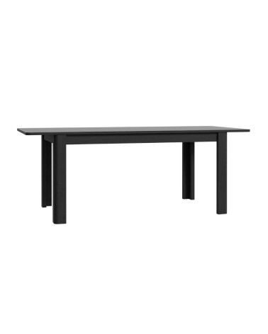 Tavolo allungabile Mono con allunga centrale 160x72.7x90.4 cm colore nero