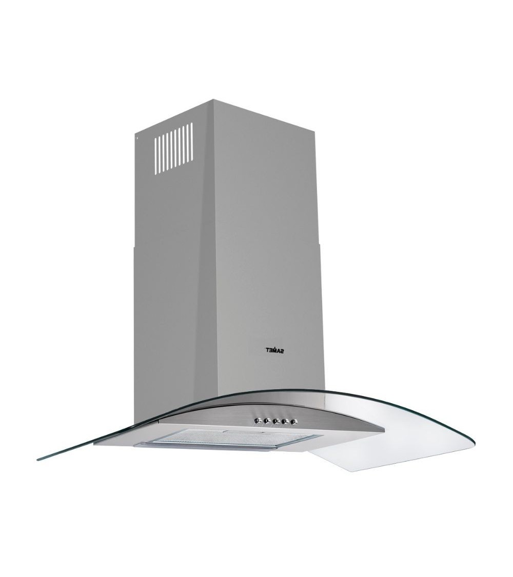 Samet Cappa WETH 90 inox da parete 90 cm cupolino in vetro
