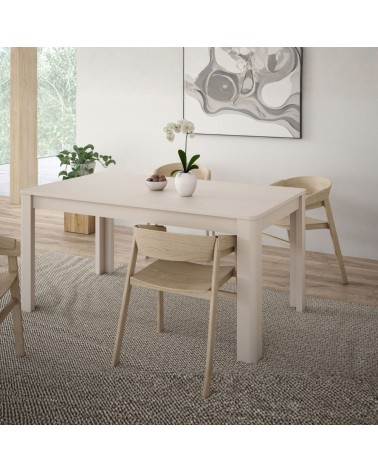 Tavolo allungabile Mono con allunga centrale 160x72.7x90.4 cm colore cashmere
