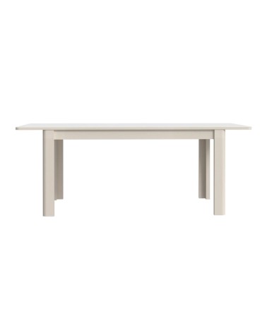 Tavolo allungabile Mono con allunga centrale 160x72.7x90.4 cm colore cashmere