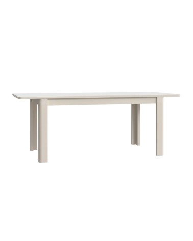 Tavolo allungabile Mono con allunga centrale 160x72.7x90.4 cm colore cashmere