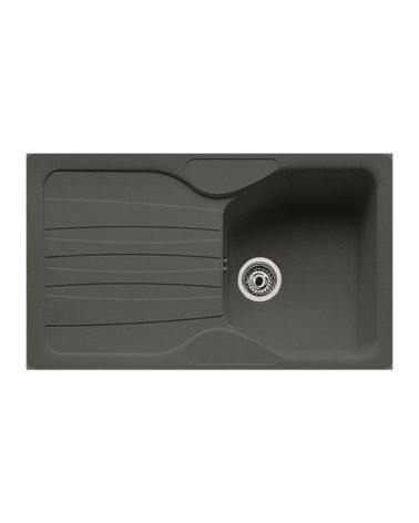 Lavello 1 vasca con gocciolatoio reversibile Franke CUG 611 in fragranite grafite