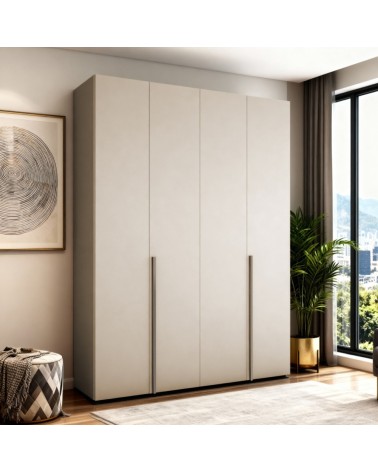 Armadio Modular 4 ante battenti colore cashmere
