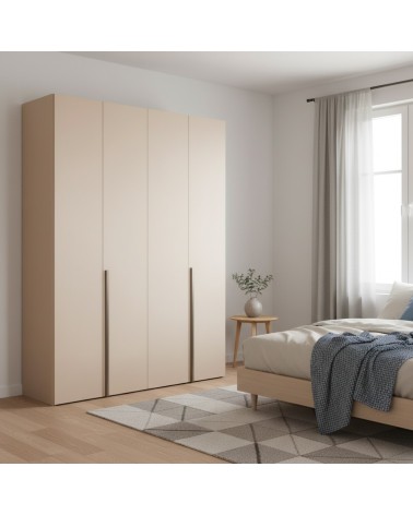 Armadio Modular 4 ante battenti colore cashmere