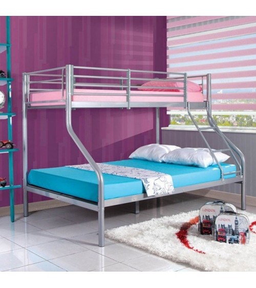 Letto a castello Aladdin in metallo