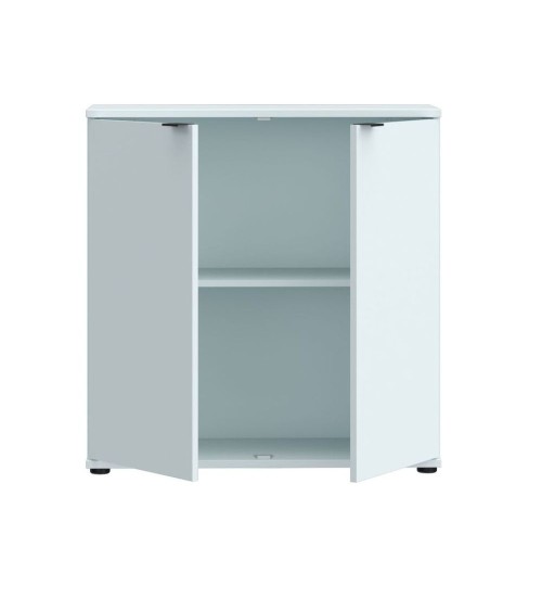 Mobile multiuso Segno con due ante  L 80 cm. colore grigio chiaro