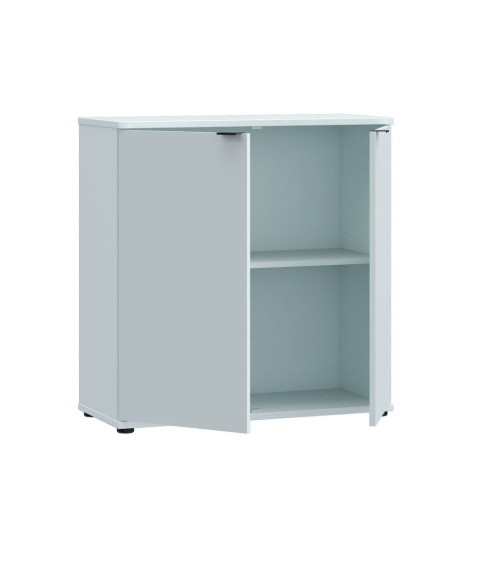 Mobile multiuso Segno con due ante  L 80 cm. colore grigio chiaro