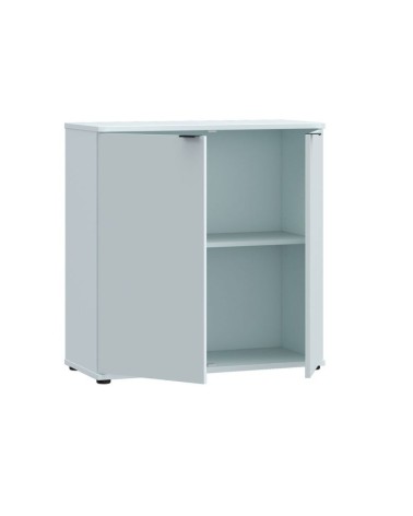 Mobile multiuso Segno con due ante  L 80 cm. colore grigio chiaro