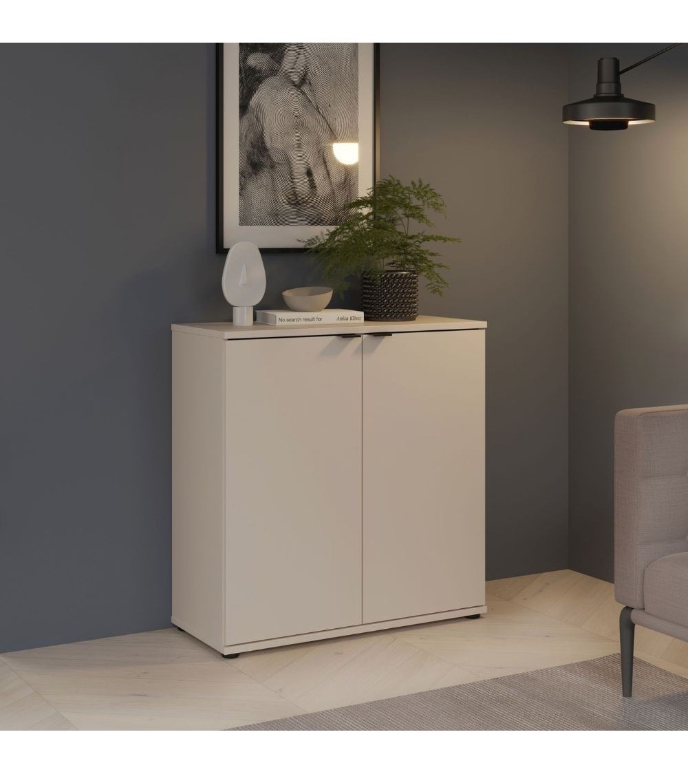 Mobile multiuso Segno con due ante  L 80 cm. colore cashmere