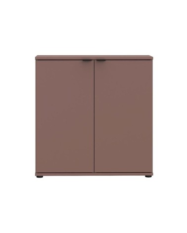 Mobile multiuso Segno con due ante  L 80 cm. colore terracotta