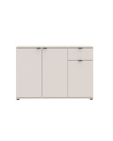Mobile multiuso Segno con tre ante e 1 cassetto L 120 cm colore cashmere