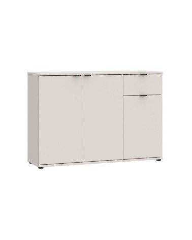 Mobile multiuso Segno con tre ante e 1 cassetto L 120 cm colore cashmere