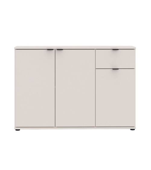 Mobile multiuso Segno con tre ante e 1 cassetto L 120 cm colore cashmere