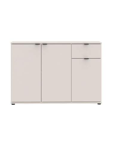 Mobile multiuso Segno con tre ante e 1 cassetto L 120 cm colore cashmere