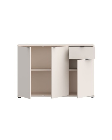 Mobile multiuso Segno con tre ante e 1 cassetto L 120 cm colore cashmere