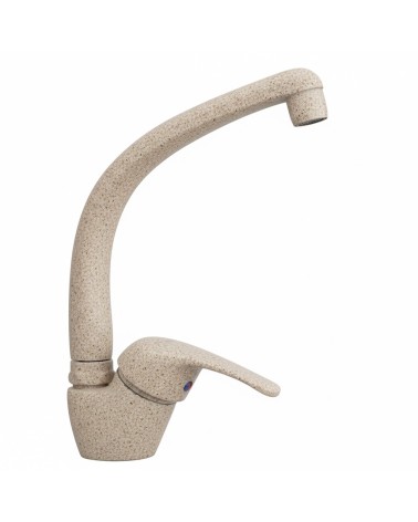 Miscelatore lavello Creta monocomando finitura granito alaska