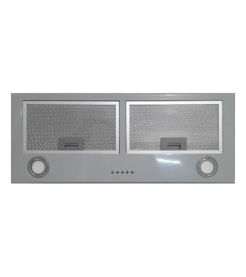 Cappa integrata sottopensile Samet Gruppo70 TB0272SAC luce led 3 livelli velocità colore silver classe D