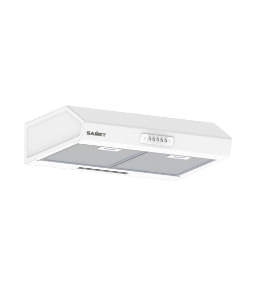Samet Gruppo cappa sottopensile luce led potenza aspirante 280 m3/h 3 livelli Tornado 60 bianco