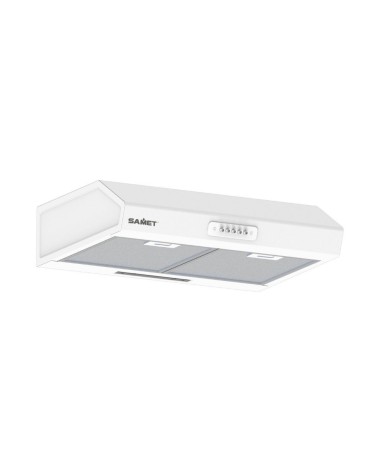 Samet Gruppo cappa sottopensile luce led potenza aspirante 280 m3/h 3 livelli Tornado 60 bianco