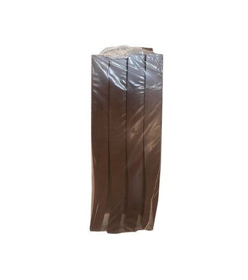 Confezione 4 gambe modello sciabola H 74 cm. colore noce