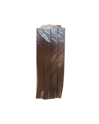 Confezione 4 gambe modello sciabola H 74 cm. colore noce