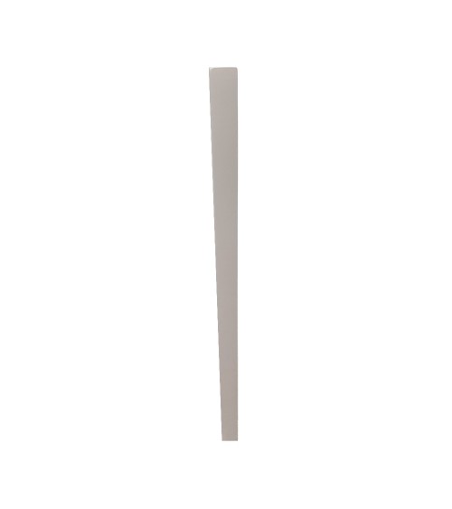 Confezione 4 gambe piramidali H 74 cm. in bianco frassinato